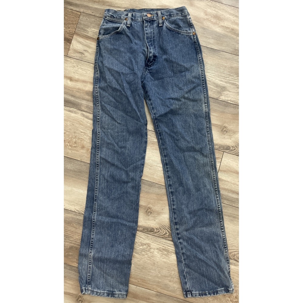 Wrangler Jeans Women's 5X34 Blue Denim Vintage 13MWZMR USA Mom